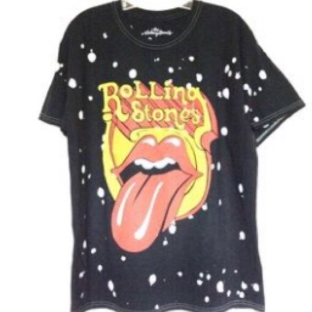 The Rolling Stones Black T Shirt